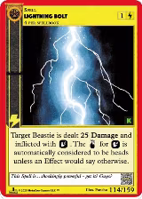 Lightning Bolt (114) — card price