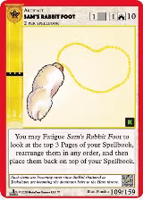 Sam's Rabbit Foot (109) — card price
