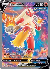 Blaziken V (Full Art) (161/198) — card price