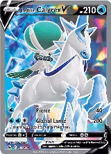 Ice Rider Calyrex V (Full Art) (163/198) — card price