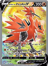 Galarian Zapdos V (Full Art) (173/198) — card price
