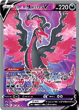 Galarian Moltres V (Full Art) (176/198) — card price