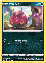 Venipede (105/198), Chilling Reign — Pokémon card price