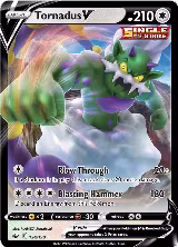 Tornadus V (124/198), Chilling Reign — Pokémon card price