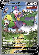 Tornadus V (Alternate Full Art) (185/198) — card price