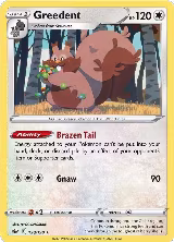 Greedent (128/198), Chilling Reign — Pokémon card price