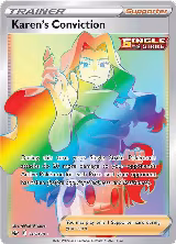 Karen's Conviction (Secret) (216/198) — card price