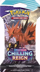 Chilling Reign Sleeved Booster Pack, Chilling Reign — Pokémon card price