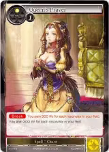 Queen's Prayer (2-016) — card price