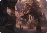 Mountain (62/81) Art Card (62), Art Series: Adventures in the Forgotten Realms — Magic card price