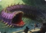 Purple Worm Art Card (3) — card price