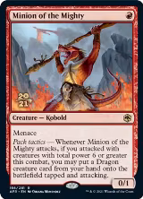 Minion of the Mighty (156), Prerelease Cards — Magic card price