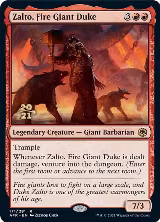Zalto, Fire Giant Duke (171), Prerelease Cards — Magic card price