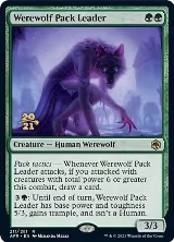 Werewolf Pack Leader (211), Prerelease Cards — Magic card price