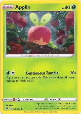 Applin - 020/192 (Cosmos Holo) (020/192), Blister Exclusives — Pokémon card price