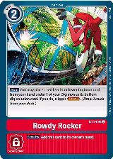 Rowdy Rocker (BT5-094 C), Battle of Omni — Digimon card price