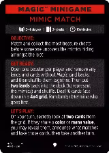 Magic Minigame: Mimic Match (4) — card price