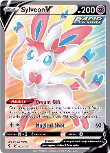 Sylveon V (Full Art) (183/203) — card price