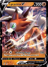 Lycanroc V (091/203), Evolving Skies — Pokémon card price