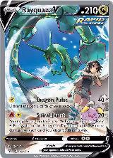 Rayquaza V (Alternate Full Art) (194/203) — card price