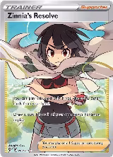 Zinnia's Resolve (Full Art) (203/203) — card price