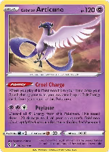 Galarian Articuno (063/203), Evolving Skies — Pokémon card price