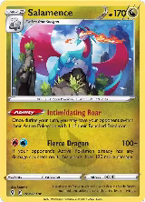 Salamence (109/203), Evolving Skies — Pokémon card price