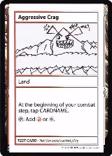 Aggressive Crag (No PW Symbol) — card price
