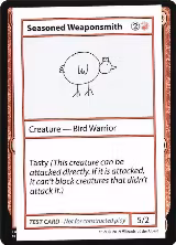 Seasoned Weaponsmith (No PW Symbol), Mystery Booster: Convention Edition Exclusives — Magic card price