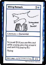 Biting Remark (No PW Symbol) — card price