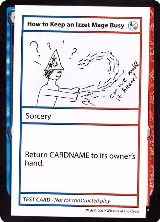 How to Keep an Izzet Mage Busy (No PW Symbol) — card price