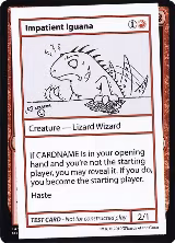 Impatient Iguana (No PW Symbol) — card price