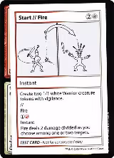 Start // Fire (No PW Symbol), Mystery Booster: Convention Edition Exclusives — Magic card price