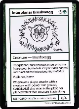 Interplanar Brushwagg (No PW Symbol), Mystery Booster: Convention Edition Exclusives — Magic card price