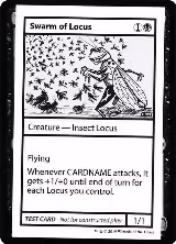 Swarm of Locus (No PW Symbol), Mystery Booster: Convention Edition Exclusives — Magic card price