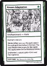 Krosan Adaptation (No PW Symbol), Mystery Booster: Convention Edition Exclusives — Magic card price