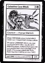 Celestine Cave Witch (No PW Symbol) — card price