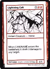 Lightning Colt (No PW Symbol), Mystery Booster: Convention Edition Exclusives — Magic card price