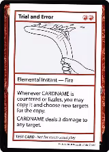 Trial and Error (No PW Symbol), Mystery Booster: Convention Edition Exclusives — Magic card price
