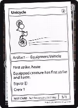 Unicycle (No PW Symbol), Mystery Booster: Convention Edition Exclusives — Magic card price