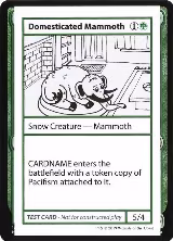 Domesticated Mammoth (No PW Symbol) — card price