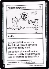 Pithing Spyglass (No PW Symbol), Mystery Booster: Convention Edition Exclusives — Magic card price