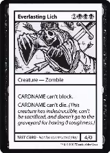 Everlasting Lich (No PW Symbol) — card price
