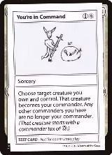 You're In Command (No PW Symbol), Mystery Booster: Convention Edition Exclusives — Magic card price