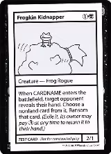 Frogkin Kidnapper (No PW Symbol) — card price