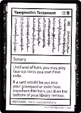 Yawgmoth's Testament (No PW Symbol), Mystery Booster: Convention Edition Exclusives — Magic card price