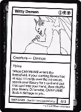 Witty Demon (No PW Symbol), Mystery Booster: Convention Edition Exclusives — Magic card price