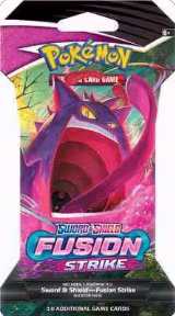 Fusion Strike Sleeved Booster Pack, Fusion Strike — Pokémon card price