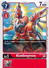 RizeGreymon (ST7-07 U) — card price