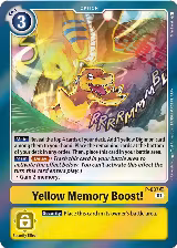 Yellow Memory Boost! (P-037 SR) — card price